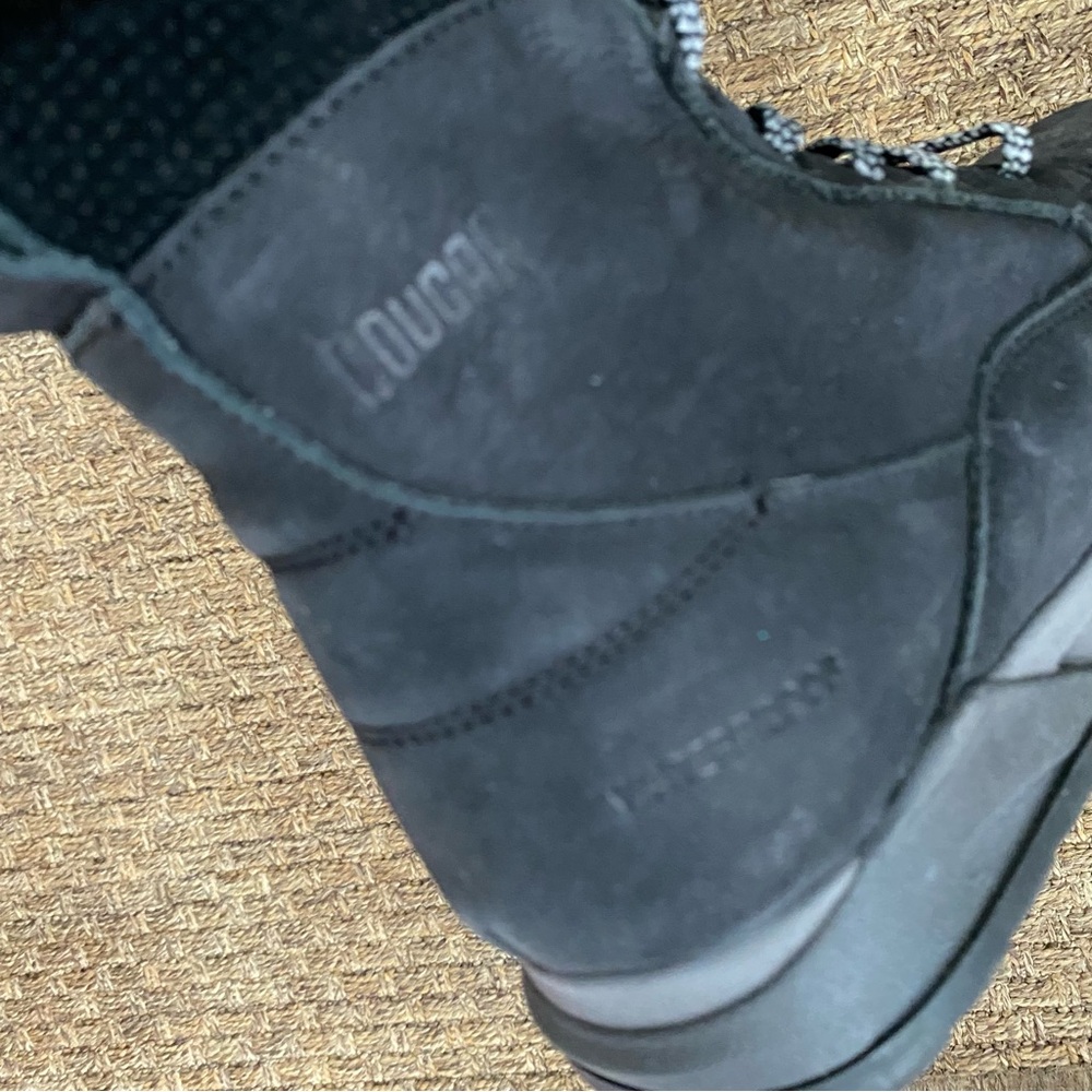 COUGAR Speedy Hiking Boots Waterproof Black Made in Italy Sz 9 - Picture 3 of 8
